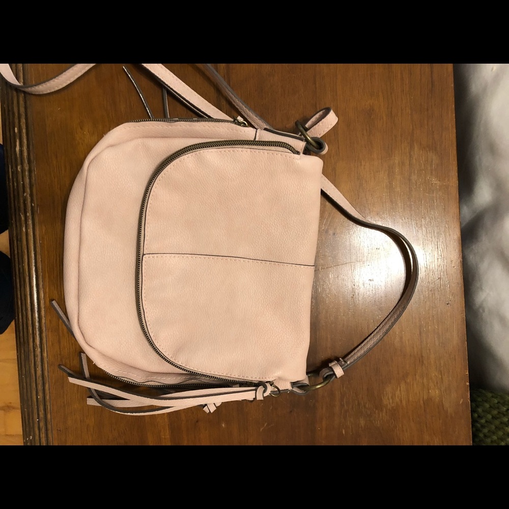 Pink Vegan leather purse